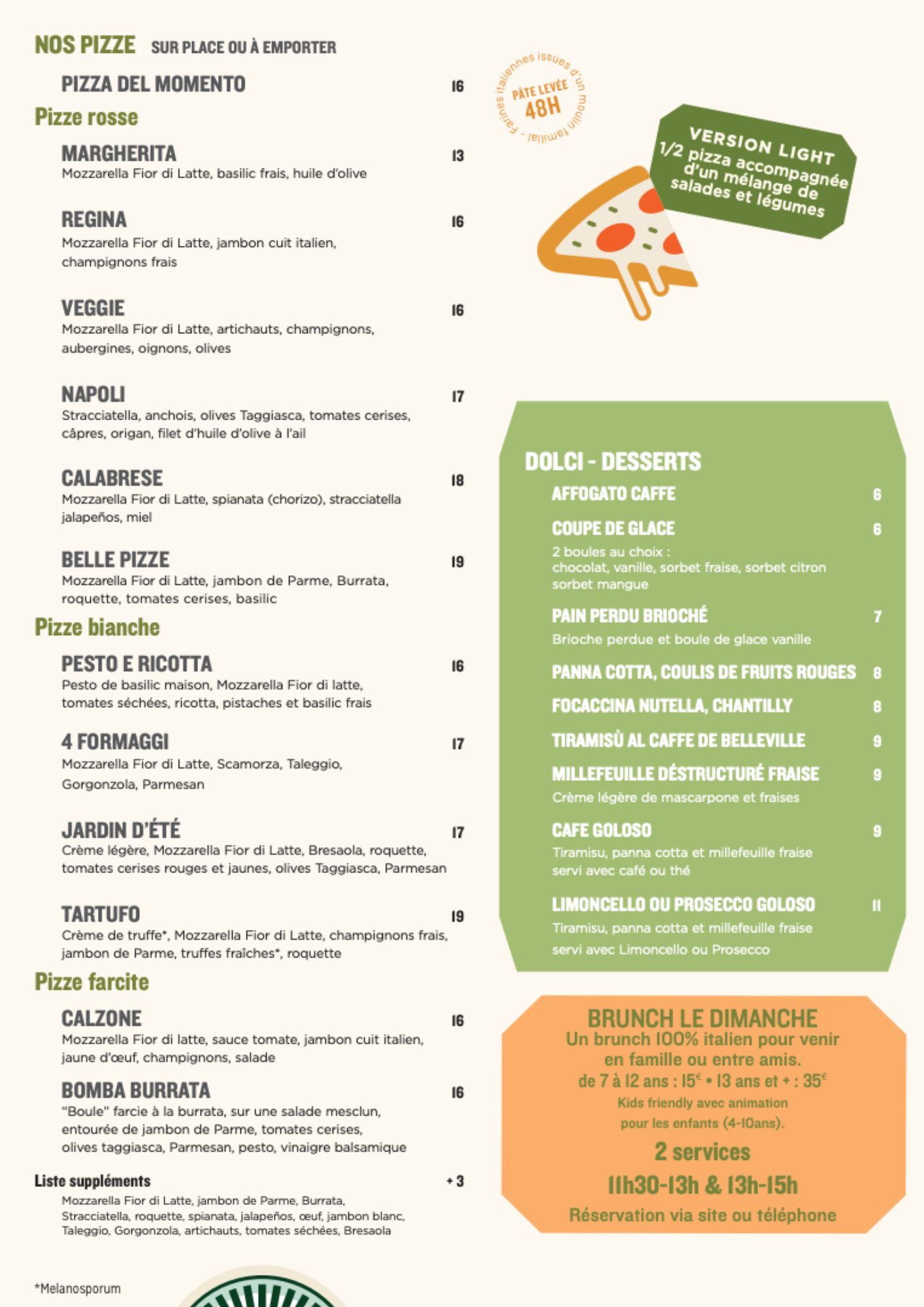 image du menu